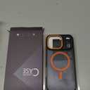 Magnetic 3 in 1 for iPhone 17 Pro Max Case, [Omni-Directional Protection] with 1x Screen Protector + 1x Camera Cover, [Seamless Work with Magsafe] Protective Case for iPhone 17 Pro Max Cosmic Orange