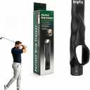 Golf Grip Trainer - Portable Swing Training Aid for Correct Hand Positioning & Muscle Memory - Non-Slip ABS & TPR Tool Fits Most Golf Clubs - Perfect Golf Gift for Men, Women & Beginners
