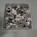 Wildflowers Puzzles for Adults 1000 Pieces, PICKFORU Wildflower Pages Jigsaw Puzzle, Vintage Book Puzzles for Book Lover, Plant Floral Flowers Puzzle as Home Decor