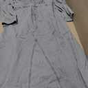 Women's Denim Shirt Dress Button Down Jean Dress Long Sleeve Midi Dress with Pockets, S