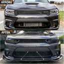 Front Grille Compatible With 2015-2024 Dodge Charger Non-Widebody