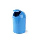 Umbra 1.25 Gallon Mini Waste Can with Removable Swing-Top Lid - Small Garbage Bin for Kitchen, Bathroom, Bedroom, Office - Compact Trash Can Fit Under Tables & Counters - Sky Blue