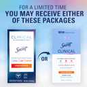 Secret Clinical Strength 100HR Sweat & Odor, Stress Response Invisible Solid Antiperspirant Deodorant for Women, 3X Stress Protection with Hyaluronic Acid, PH Balanced, 1.6 oz (Pack of 3)