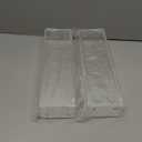 2 pieces Clear Acrylic Vase Rectangular Elegant Centerpiece Flower Vase for Home Decoration Wedding Party Acrylic Vase Rectangular Acrylic Vase (14 Holes)