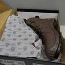 OUXX Men's Waterproof Composite Toe Work Boots, 6 Inch Safety Boot, Slip-Resistant Outsole, Metal Free, ASTM F2413-18 Rated, (OX4603) (Brown)