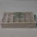 2 Pack Velvet Sunglasses Organizer Trays 12 Slots Stackable Sunglass Holder for Women, Sunglasses Storage Tray for Jewelry Box, Watches Accessories,Beige