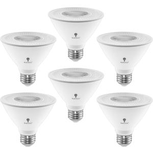 6 Pack PAR30 Short Neck LED Flood Light Bulb 10W 75 Watt Equivalent 850 Lumens Waterproof E26 3000K Warm White Super Bright PAR30 LED Bulb for Security, Led Spotlight Bulb Led Recessed Light Bulbs