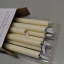 12PCS Flameless Taper Candles with 3D Flickering Flame Battery Operated Candles with 2 Remote with Button Cell Battery 10 Inch Ivory LED Candlesticks Window Candle for Christmas Home Decor