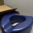 Lumex Raised Toilet Seat, 4.5" Riser, Locking Clamp, Fits Most Toilets