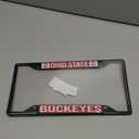 Rico Industries NCAA Black Laser Cut Chrome Frame 12" x 6" Black Laser Cut Chrome Frame - Car/Truck/SUV Automobile Accessory