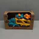 ISMETACU Car Carrier Toy Truck Light&Sound, Truck & Car Toys for Toddlers 1-3,2-4,3-5 Years Old Boys Girls,Christmas Birthday Gifts for 1-7 Year Kids.Wheat Straw Made Recycled Plastic, BPA Free