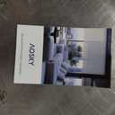 Cordless Roller Shades Blackout Blinds for Windows Room Darkening Rolled Up Shades with Spring System, UV Protection Window Shades Door Blinds for Home and Office (71" W x 72" H, White)