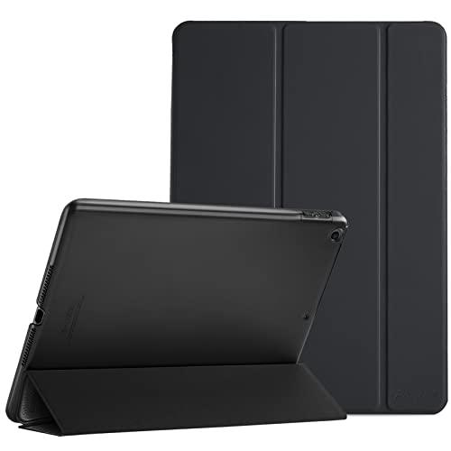 ProCase Smart Case for iPad 9.7 Inch iPad 6th/5th Generation 2018 2017(Model: A1893 A1954 A1822 A1823), Ultra Slim Lightweight Stand Cover with Translucent Frosted Back -Black