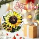 Christmas Ornaments, Sunflower Ornament, Christmas Tree Decorations, Holiday Decorations, Holiday Ornaments, Sunflower Gifts, Holiday Party Gifts, and Xmas Gift Ideas