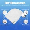 Funmit 360 380 Zippered Bag Replacement for Polaris Pool Cleaner Parts, All Purpose Filter Bags - 2 Pack