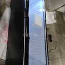 21.3 in. Single Zone 220-Cans Freestanding/Built-in Beverage Refrigerator Cooler in Black with LED Light, See-Thru Door