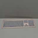 seenda Wireless Keyboard and Mouse Combo, Rechargeable Quiet Keyboard Mouse, Sleek and Ultra Thin Design, Full-Size with Number Pad for Windows, Laptop, PC, Notebook, Desktop- Silver and White