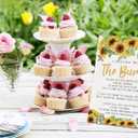 Baby Shower Games a Message from The Bump Baby Shower Game Sign-811 Inches, Sunflower Wooden Game Sign, Gender Neutral Tabletop Decor for Gender Reveal Party, Newborn Announcement Decoration-LA7 (multicoloured07)