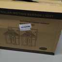 CYHKEE Solar Wall Lights Outdoor Large Size Solar Porch Sconce Lights Motion Sensor with 3 Lighting Modes Dusk to Dawn - Waterproof Lantern Fixture for Front Door Garage Porch Yard Fence (2 Pack)