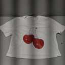 Baby Tees Y2k Shirt 2000s Fashion Cute Shirts 90s Outfit Woman Graphic Tees Y2k Vintage Clothes, Size L