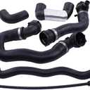 MOTOKU Radiator Coolant Water Hose Pipe Kit for BMW N51B30A Engine 135i 2008-2010 335i xDrive 335xi 2007-2010 X6 2008-2019