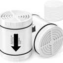 High Output Shower Filter Replacement Compatible With AquaBliss SF400 & SF500, For Hard Water Remove Chlorine And Other Impurities, 2 Pack Shower Filter + 10 Pack Sediment Pads