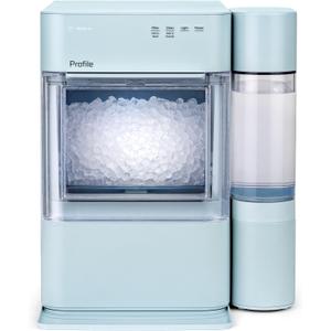 GE Profile Opal 2.0 XL with 1 Gallon Tank, Chewable Crunchable Countertop Nugget Ice Maker, Scoop Included, 38 lbs in 24 Hours, Pellet Ice Machine with WiFi & Smart Connected, Moonstone Blue