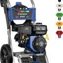 Westinghouse WPX3400 Gas Pressure Washer, 3400 PSI and 2.6 GPM, Onboard Soap Tank, Spray Gun and Wand, 5 Nozzle Set, for Cars/Fences/Driveways/Homes/Patios/Furniture