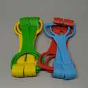 8Pcs Pull Up Rings - Baby Walking Exercises Assistant - Bed & Crib Stand Up Rings (4 Colors)
