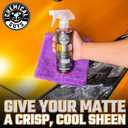Chemical Guys Meticulous Matte Finish Detailer and Spray Sealant Quick Detailer Spray for Satin and Matte Surfaces Safe for Vinyl Wraps on Cars, Trucks & SUVs, 16 oz