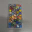 42 Pcs Marbles for Kids Enthusiasts 0.63 inch Small Handmade Glass Decoration Bulk Set for Marble Games Toy Cool Colored Unique Marbles