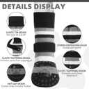 KOOLTAIL Dog Socks for Hot Pavement, Summer Dog shoes to Prevent Licking Paws for Hardwood Floor, Non Slip Double Sides Boots & Paw Protectors, Pet Grippy Booties for Small Medium Large Senior Dogs, S