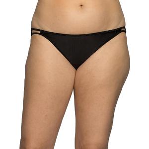 Vanity Fair Women's Illumination String Bikini Panties, Silky Stretch & Satin Trim(6-M)