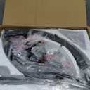 Black Farmhouse Chandelier, 6-Light Wagon Wheel Chandelier with Adjustable Height, Dining Room Light Fixture, Hanging Lights for Kitchen Island, Living Room, Bedroom, Entryway, E12 Base