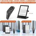 Remote Control Page Turner for Kindle/TikTok,Symcode Kindle Paperwhite Oasis Kobo eReaders,Bluetooth Page Turner for iPad iPhone, Scroller Remote for TIK Tok Video Taking Remote with Wrist Strap