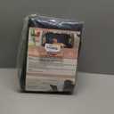 F-color SUV Cargo Liner for Dogs - Waterproof Pet Cargo Liner, Comfort Dog Cargo Cover with Bumper Flap Protector, Scrachproof Non-Slip Universal Fit SUVs Sedans Trunks Vans, Black (Standard: 55" x 81")