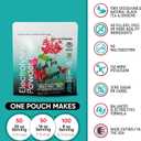 PowderVitamin Electrolytes Powder Plus (50 Servings) Black Tea Ginseng Electrolyte Powder Keto, Sugar Free, Pink Himalayan Salt,1000mg Potassium,120mg Calcium,120mg Magnesium, Hydration Powder