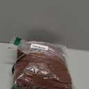 PRETTYGARDEN Women's Elegant Midi Bodycon Dress Sleeveless Backless Ruffle Hem Mermaid Formal Cocktail Wedding Guest Dresses (Coffee, Medium)