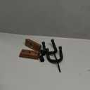 Guitar Wall Mount 2 Pack, Black Walnut Wood Guitar Hanger, U-Shaped Guitar Wall Hanger Mount, Guitar Holder Hook Stand Wall for Acoustic, Electric Guitar, Banjo, Bass, for Guitar Player Men Boy