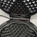 Mueller Heart 5 Waffle Maker, Waffle Iron, Adjustable Browning Control & Nonstick, Cool Touch Handle, Easy to Clean, Small Kitchen Appliances