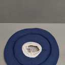 IDOMIK Dog Recovery Collar, Waterproof Soft Dog Cone After Surgery, Comfy Protective Elizabethan Collar Alternative for Dogs Cats, Adjustable Pet Neck Donut Cone Anti-Licking Biting Wounds, Navy Blue, Medium 