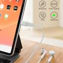USB C to Lightning Audio Adapter, USB C Male to Lightning Headphone Earphone Female Converter for iPhone 15 Series, iPad, MacBook and More Other Type C Devices
