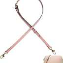 Purse Replacement Straps,Adjustable Crossbody Long Thin Replacement Straps,Pink