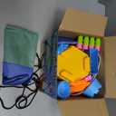 HUUIDY Beach Toys for Kids, Sand Toys with 4 Sand Buckets and Shovels for Kids, Sand Castle Building Kit with Mesh Bag & Molds, Travel Beach Essentials Sandbox Toys for Toddlers Boys Girls Age 4-12