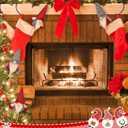 Soulchen Christmas Tree Decorations Set of 6, Red Grey 12 Inch Gnome on a Stick Large Santa Claus Dwarfs Ornaments for Christmas Tree Wreath Decor Vase Filler