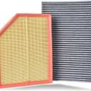 Engine & Cabin Air Filter for Volvo XC60 & V90 Cross Country 2018-2025, XC90 2016-2026, S60 2019-2025, S90 2017-2025, V60 2021-2025, V60 Cross Country 2024-2025, V90 2018-2023;Replace CA12077 31407748
