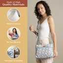 Maison d' Hermine Cross Body Bags for Women Cotton Canvas Shoulder Bag for Travel Tote purse Sling Bag Mothers day Gifts