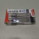 Pentel RSVP Ballpoint Pen, (1.0mm), Medium Line, Black Ink, 12 Pack (BK91PC12A)