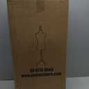 FDW Manikin 60-67Height Adjustable Female Dress Model Display Torso Body Tripod Stand Clothing Forms (Black, 60-67 Inches)