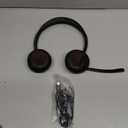 JIAMQISHI Wireless Headset with AI Noise Cancelling Microphone Bluetooth Headset - Bluetooth V5.2 Headphones with Mic Mute for Computer/Laptop/PC/iPhone/Android/Cell Phones (Without USB Dongle) (Dark)